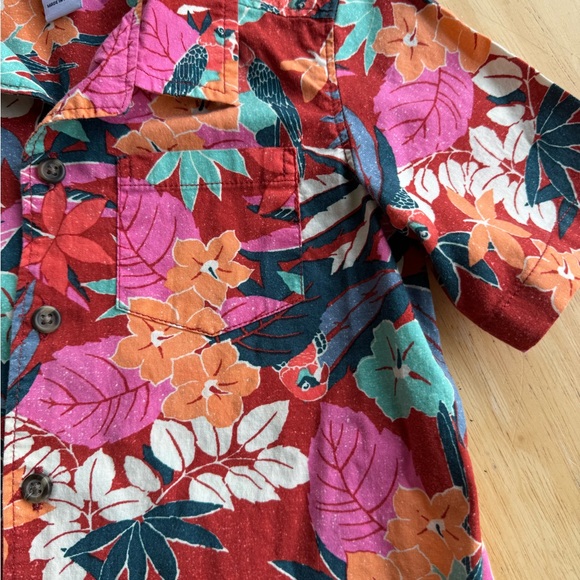 Old Navy Stretchy Hawaiian Shirt Boys size 5T - Picture 6 of 7